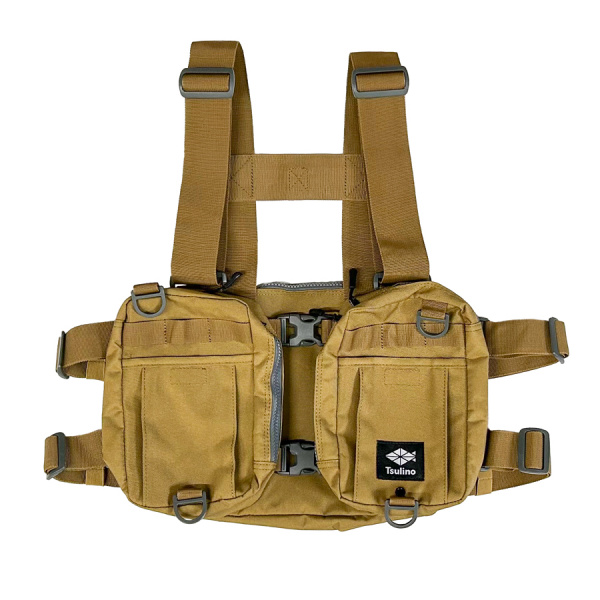 TMストリームベスト タン【ストラップベスト/渓流ベスト/本流ベスト/マウンテンストリームベスト】